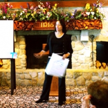 Sarita helping staff turn negativity into possibility at Lake Arrowhead retreat