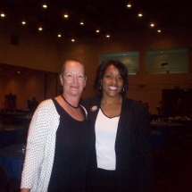 Sarita Maybin with her fans at UC San Diego Professional Staff Enrichment