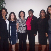 Sarita Maybin after speech UC San Diego Professional Staff Enrichment