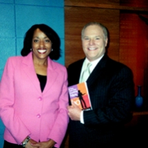 Sarita Maybin at a book signing for her recent book